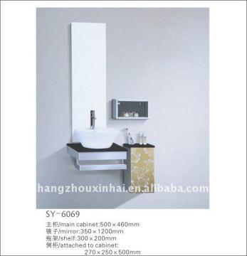 Modern Stainless steel wall mounted nice bathroom cabinet