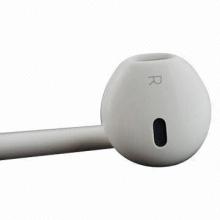 Earphones for iPhone 5/iPod, microphone, glass box package