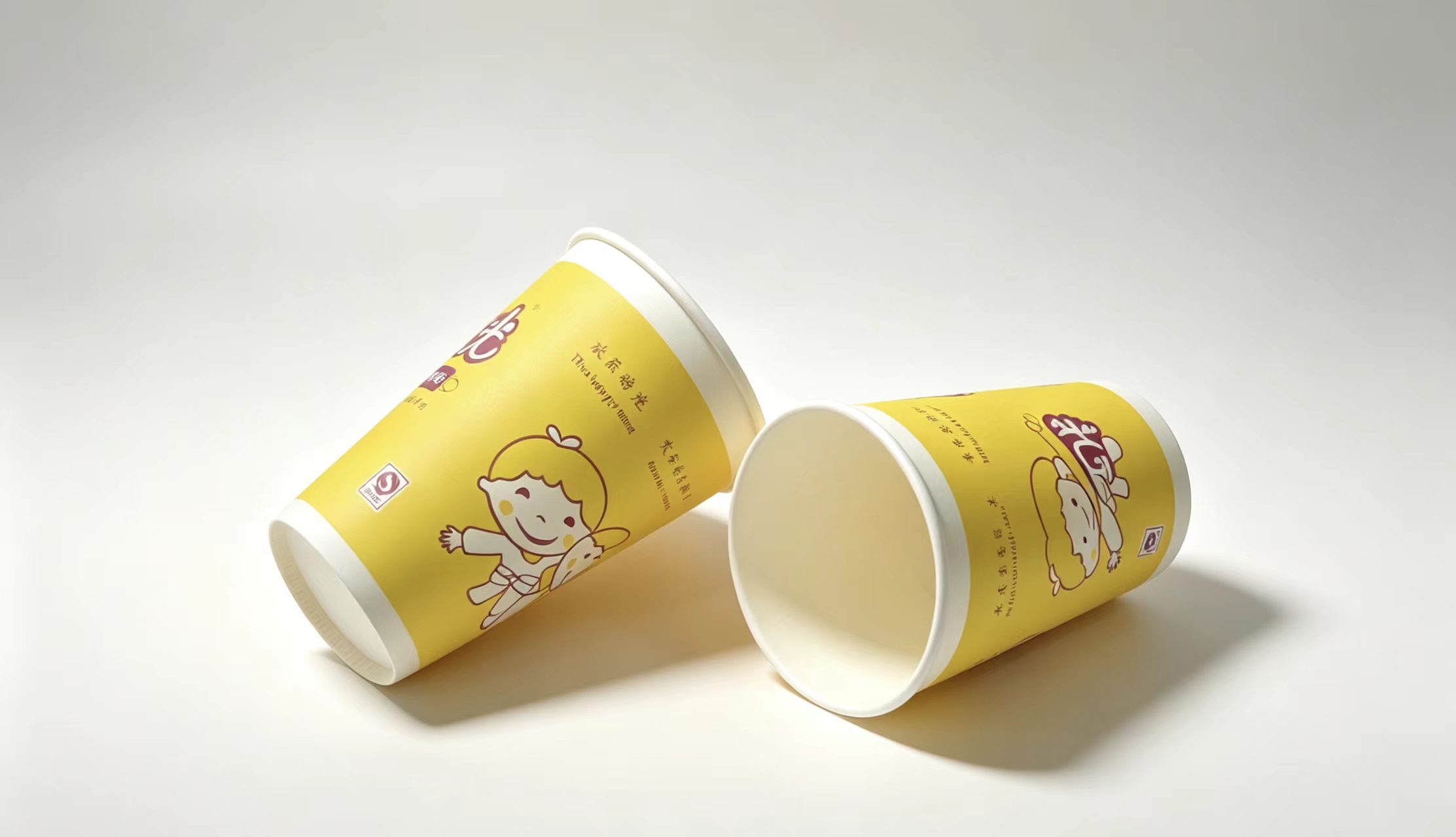 Cốc giấy sữa đậu nành in tùy chỉnh Custom Printed Soy Milk Paper Cup