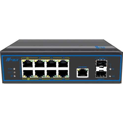10 ports full gigabit managed PoE switch