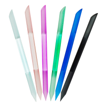 3-in-1 Premium Crystal Cuticle File & Pusher for Manicure