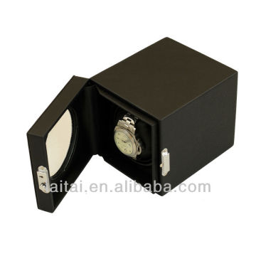 Black PU 1 watch winder