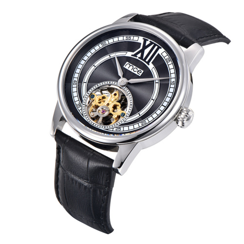 Automatic Mechanical Watch 30m Waterproof Stainless Steel Skeleton Wrist Watches for Men