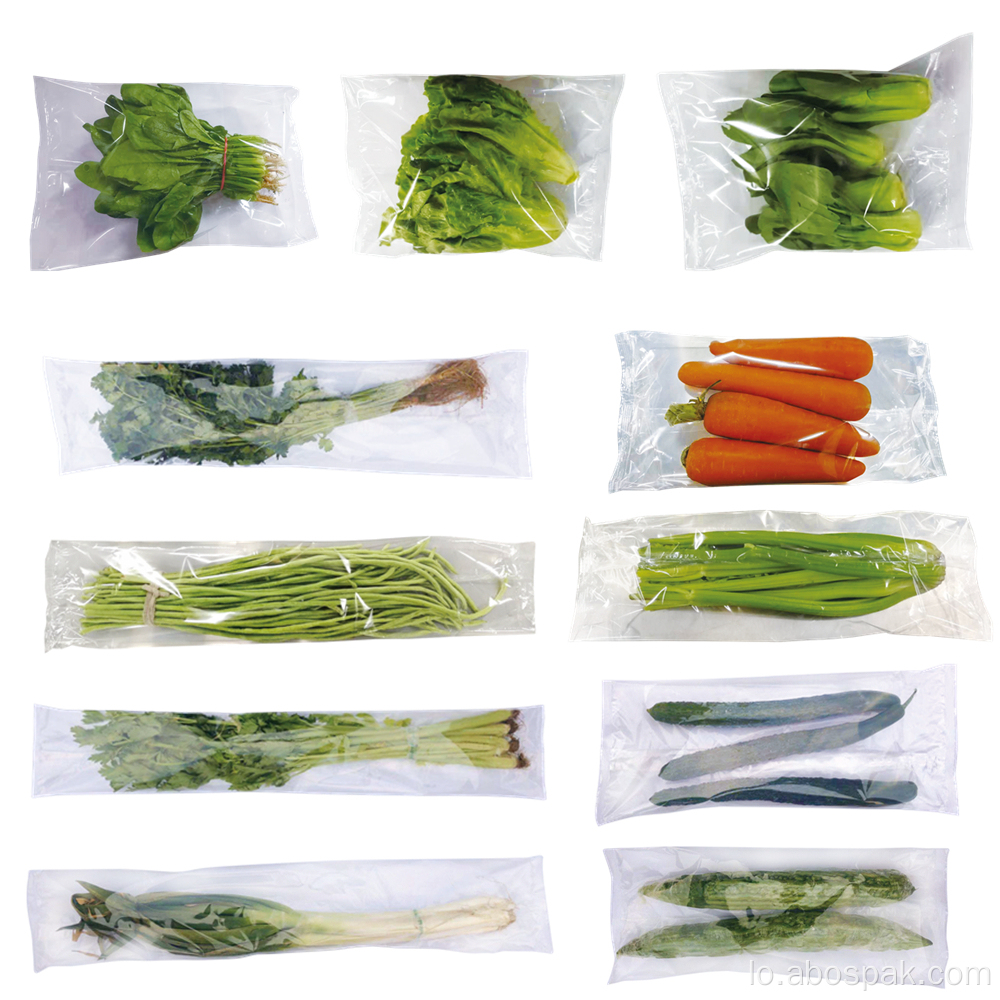 Automatic Film Pouch Pillow Lettuce Cucumber Packing Machine