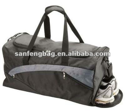 Duffle Sports Bag With Shoe Compartment