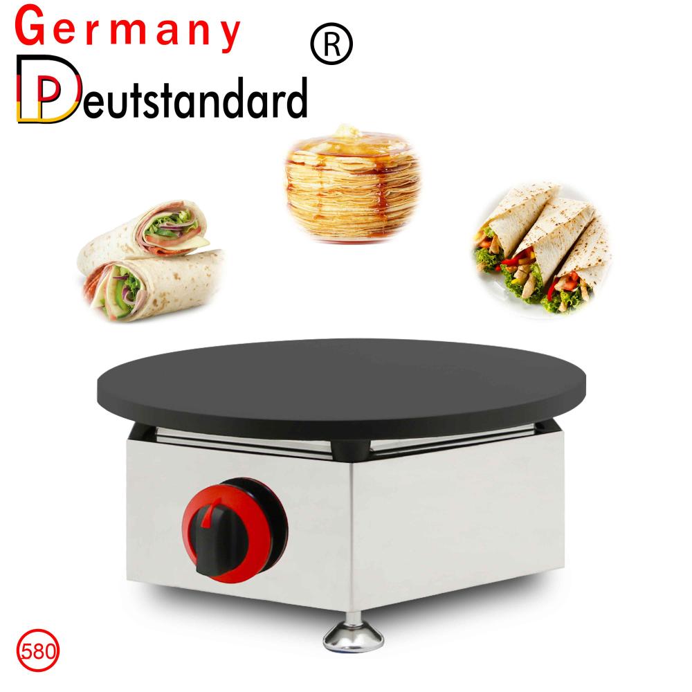 Gaswalzengrill-Krepp-Maschine Einkopf-Profi-Krepp-Maschine