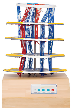 Internal structure and upper and descending fiber electric model of spinal cord