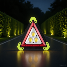 LED Red Triangle Emergency Warning Lamp