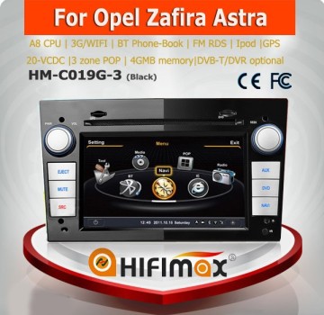 Hifimax opel zafira car gps dvd player/opel zafira car multimedia player/car dvd navigation for opel zafira a opel zafira b