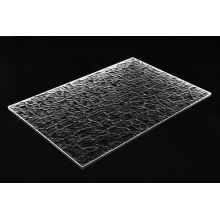 Colorless transparent acrylic texture sheet