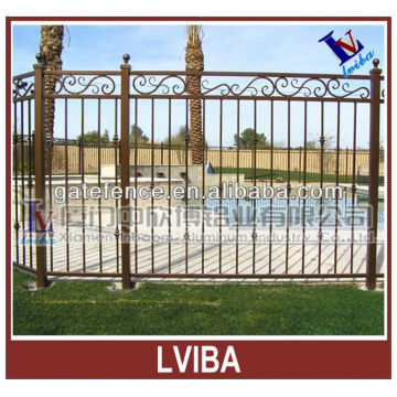 Modern security fence and decorative iron garden security fence