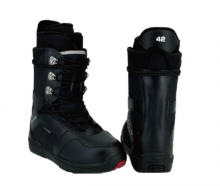 Single-board lace-up boots