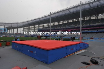2016 Taishan IAAF certification high jump mat, pole vault landing area for competition,landing mat