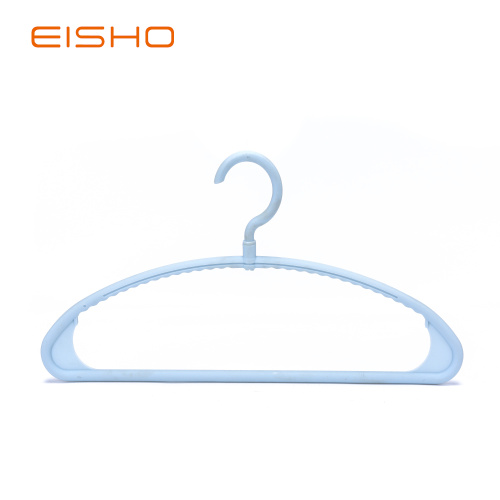 EISHO Blue Plastic Tubular Coat Hangers