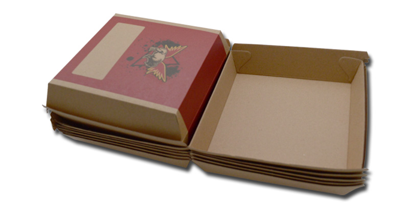 Reasonable Price Disposable Kraft Paper Burger Box