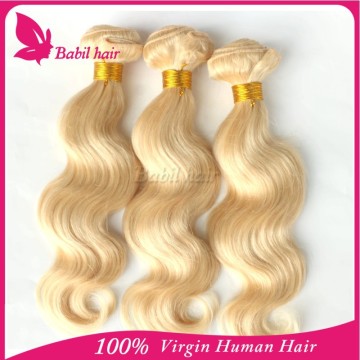 super thick human hair china supplier european blonde virgin remy hair
