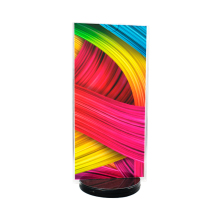 Clear acrylic rotating turntable display stand