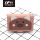 Cartoon pig pattern PU credit id card holder