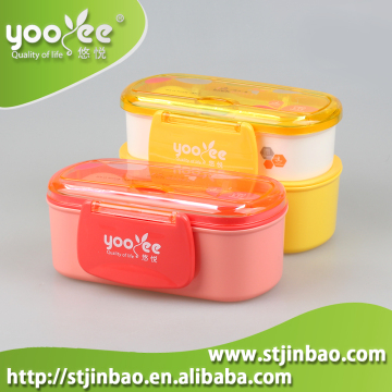 Promotional 2 Layer Divided Bento Lunch Box for Sale