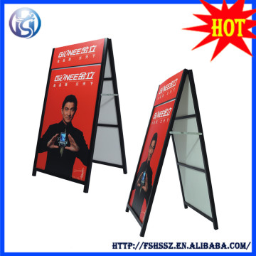 H25 Advertising Equipment Customized Freestanding Poster Stand