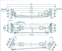 Truck axle