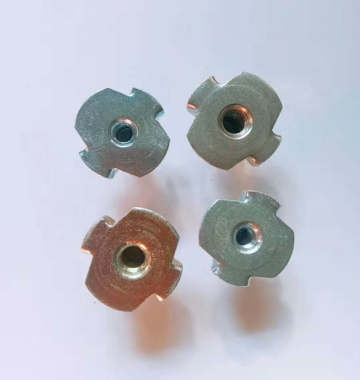 Full Thread Zinc Plated Locking Tee Nuts