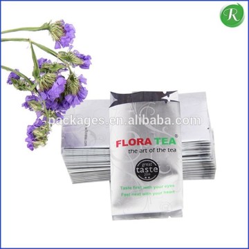 Custom aluminum foil lined tea packaging/foil wrapped tea bags