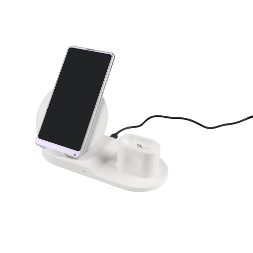 Station de chargeur sans fil Qi portable 3 en 1