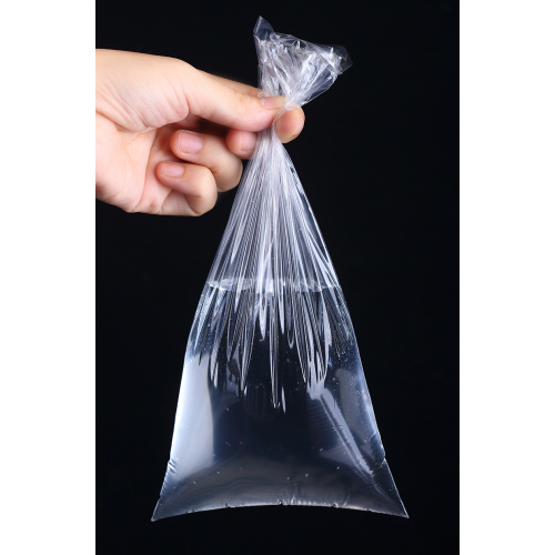 Bolsa de sellado lateral de plástico transparente LDPE