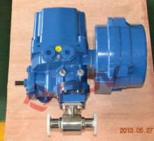 Sanitary stainless steel clamp food grade ball valve explosionproof