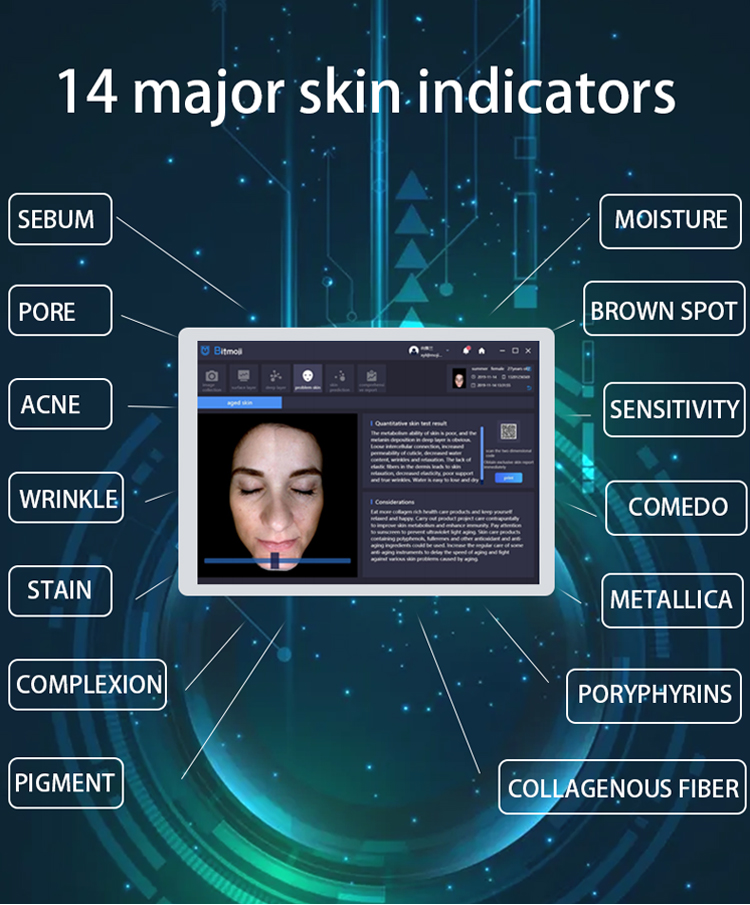 facial skin analyzer machine
