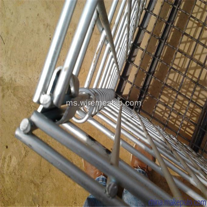 Galvanized Welding Stone Cage Net untuk Wall Landscape