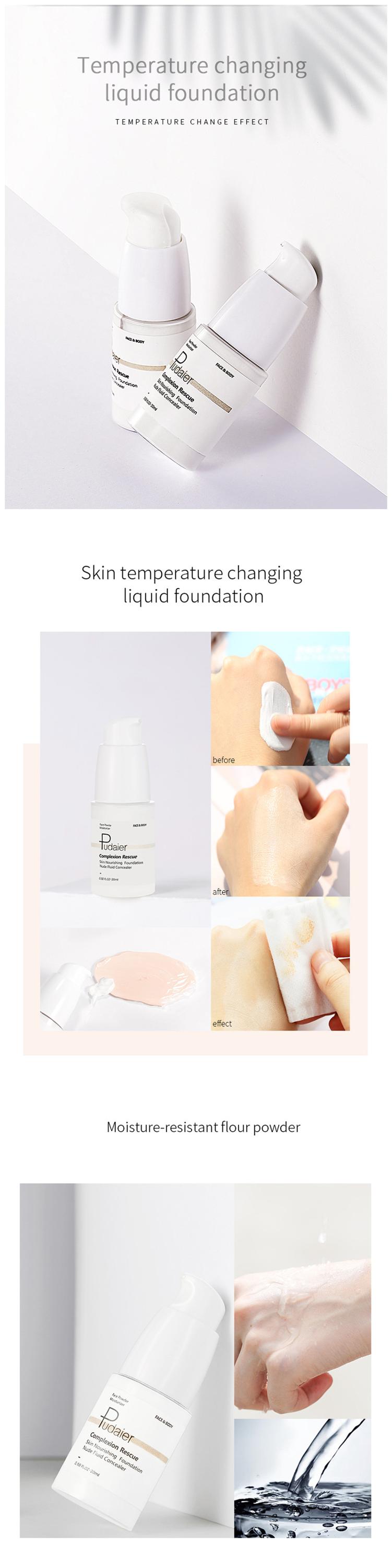 OEM Waterproof Full Coverage Foundation Gradient Liquid Foundation