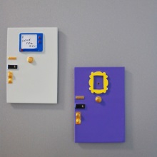 tv show friends related monica's door Joey Chandler 's door souvenir Resin fridge magnets best chirstmas birthday present gift