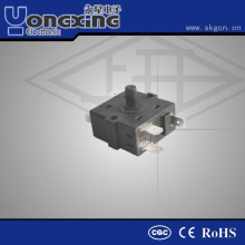 CQC ENEC17 6A/250V AC electric rotary selector switch