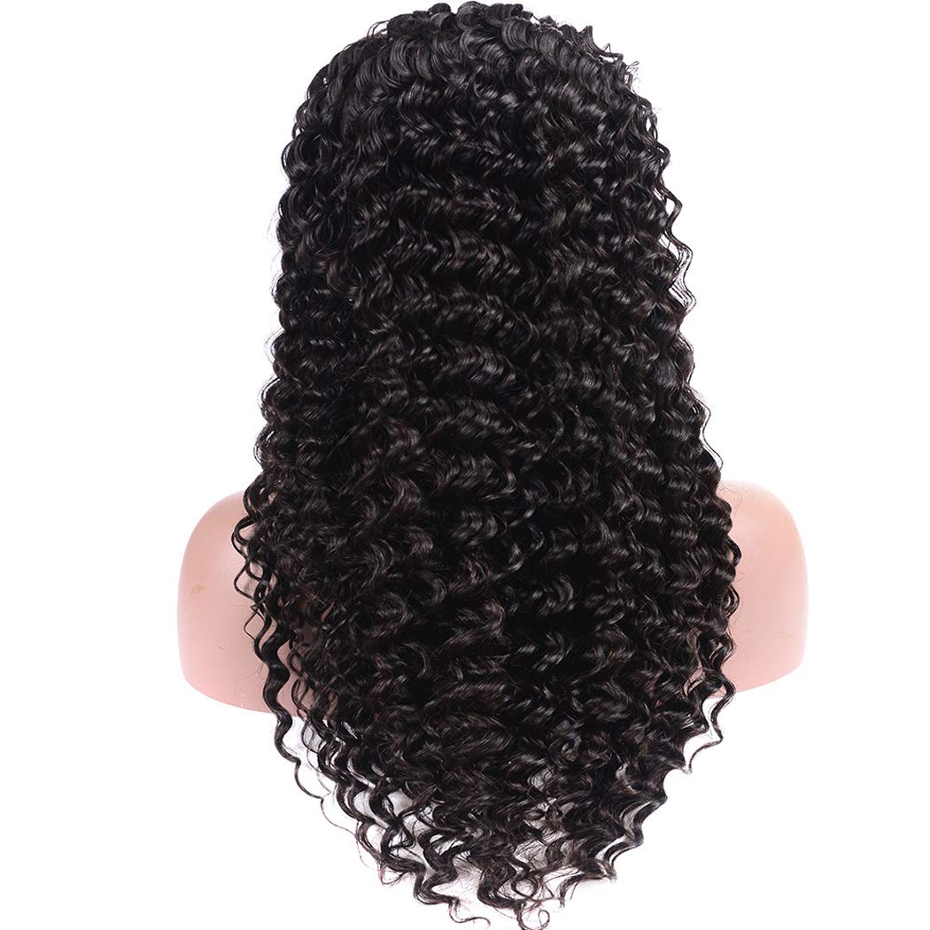 Curly Hair Lace Front Human Hair Wigs 150% Density Unprocessed Brazilian Virgin Remy Hair Deep Wave Lace Front Wigs Pre Plucked