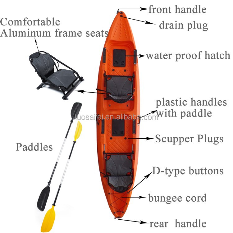 LSF 2 person tandem sit on top kayak wholesale