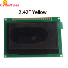 2.42" oled display with yellow color 128*64