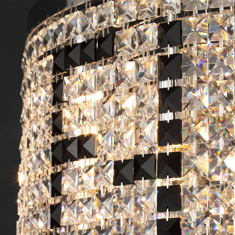 Elegant Modern Crystal LED Ceiling Light for Chic Interiors