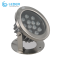 LEDER Luce per piscina a LED impermeabile in acciaio inossidabile da 12 W