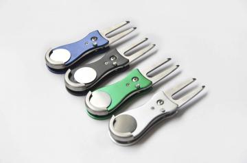 Multi Color Metal Golf Divot Tool