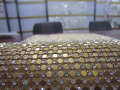 Kristal parlayan chaton alüminyum taban mesh 45 * 120cm