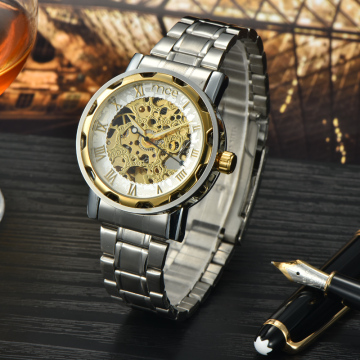 custom best brands gold plated case wrist watch