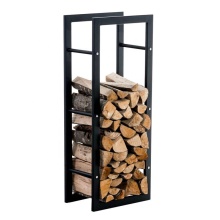 Removable Storage Shelf Metal Indoor Firewood Rack
