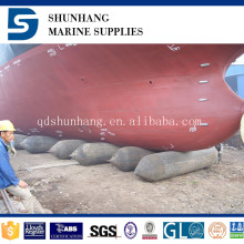 natural rubber high quality material ship launching marine airbag