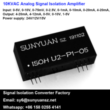 10KVAC High Voltage DC Analog Signal Isolation Amplifier