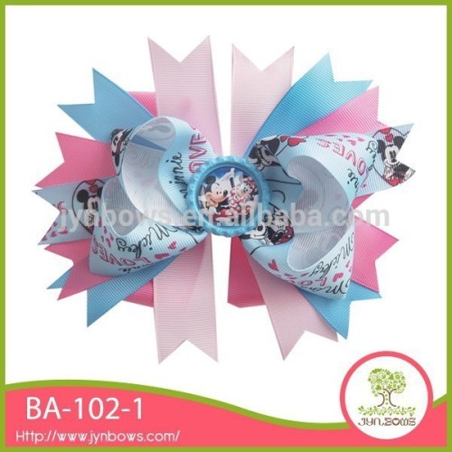 Girl boutique new fashion princess ribbon hair clip