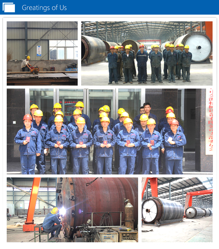 waste tyre to oil refining plant