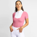 Nieuwe stijl vrouwen paardensport op korte mouw shirt