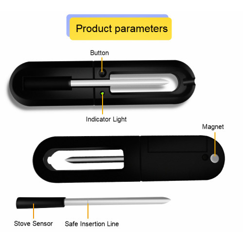 Bluetooth-Thermometer im Freien zum Räuchern von Fleisch und Küche